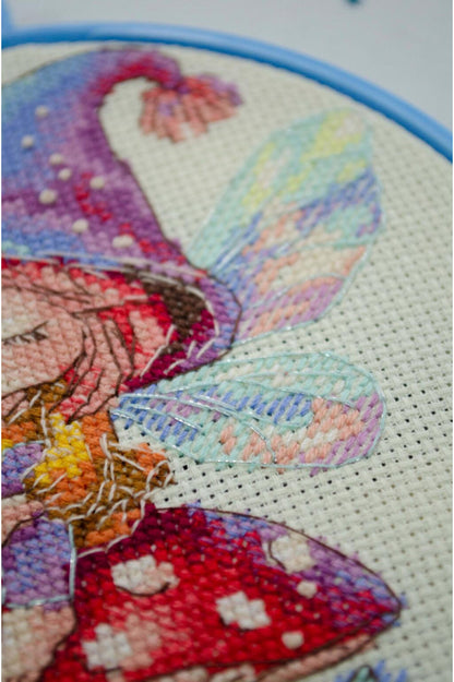Counted Cross Stitch Kit "Little Sorceress" DIY by Abris Art