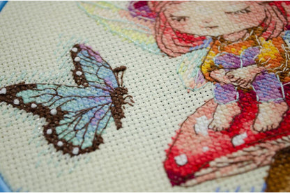 Counted Cross Stitch Kit "Little Sorceress" DIY by Abris Art