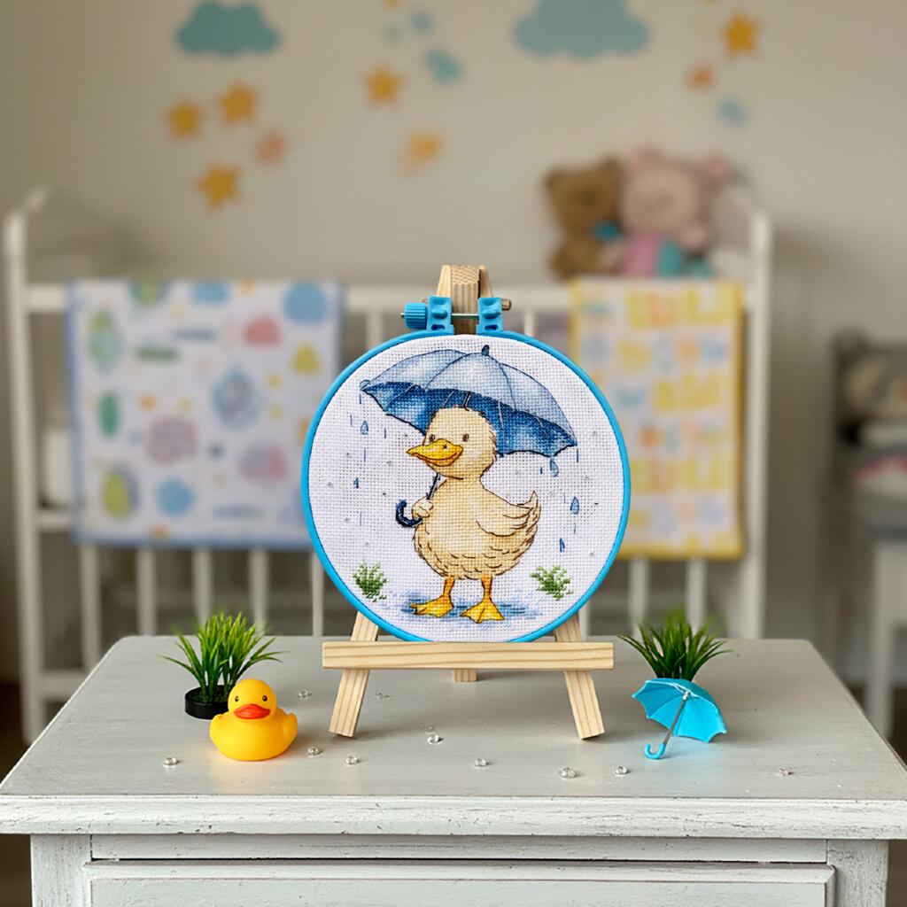 Counted Cross stitch kit "Duckling's Walk" DIY by Abris Art