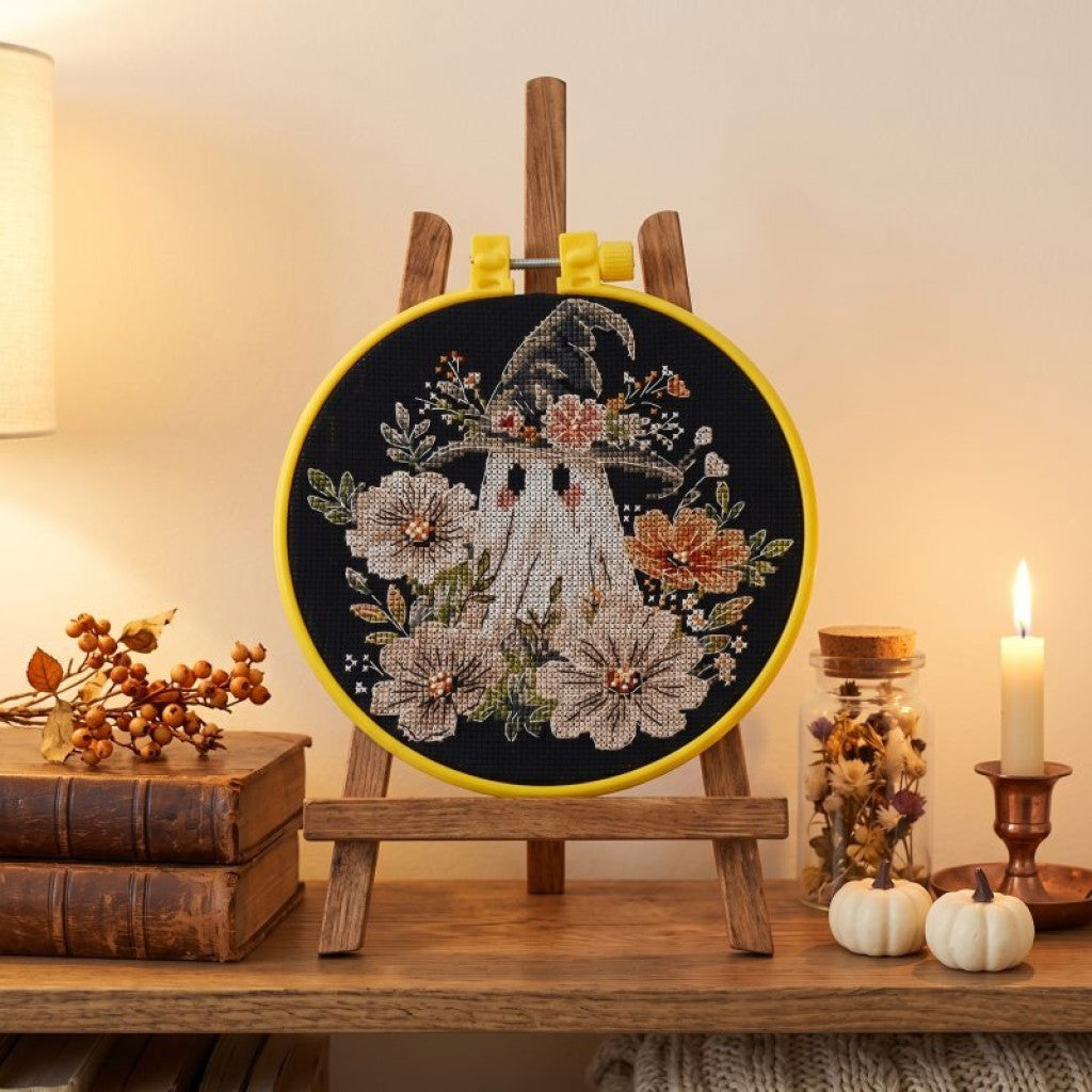 Counted Cross Stitch Kit "Little Ghost" DIY by Abris Art