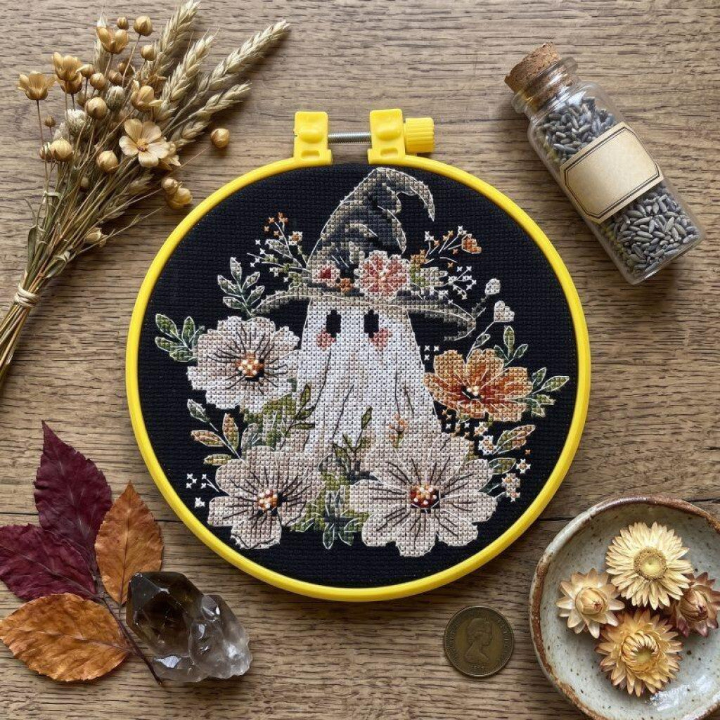 Counted Cross Stitch Kit "Little Ghost" DIY by Abris Art