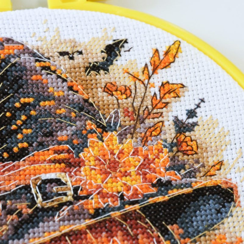 Counted Cross Stitch Kit "Autumn Mystery" DIY by Abris Art