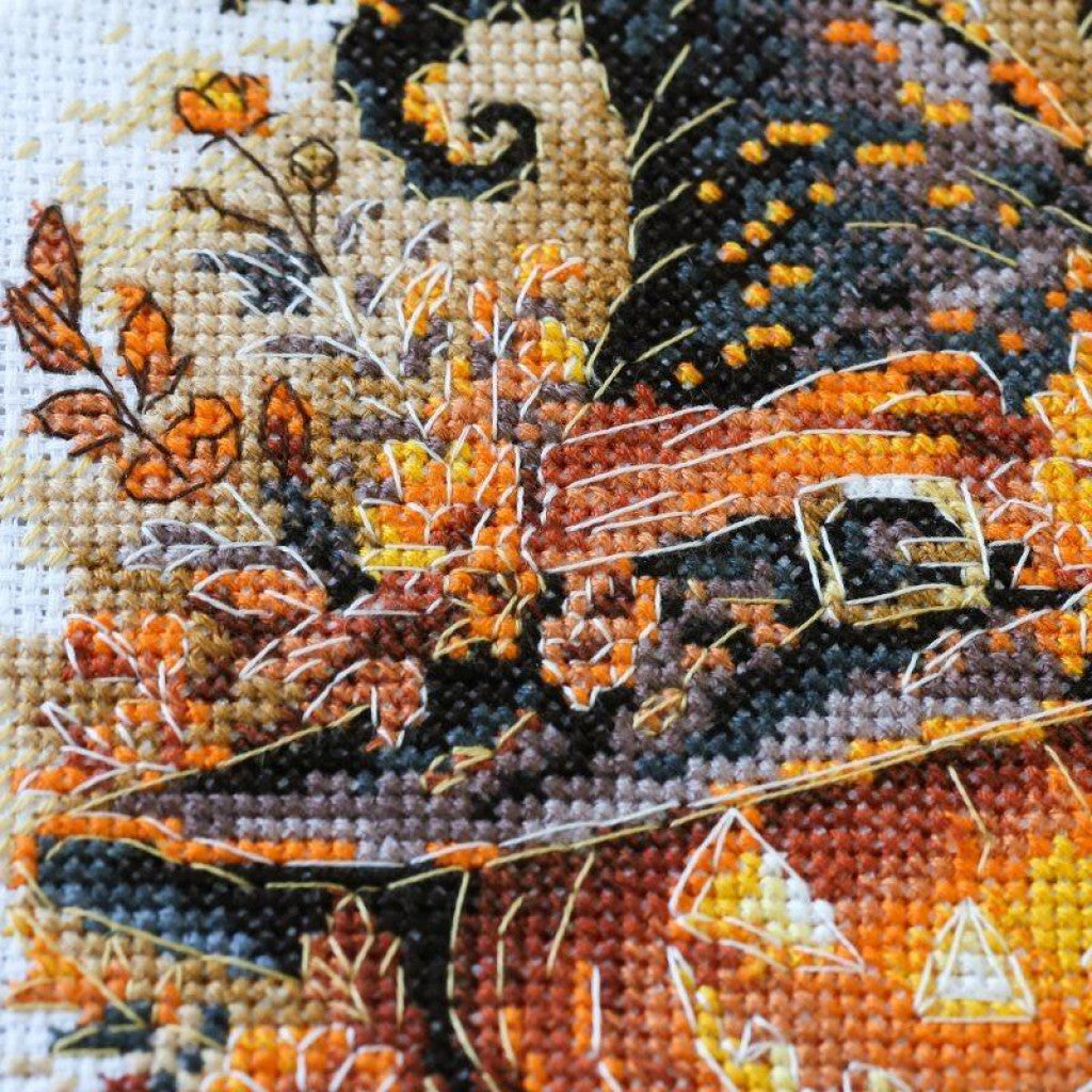 Counted Cross Stitch Kit "Autumn Mystery" DIY by Abris Art
