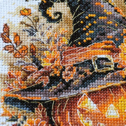 Counted Cross Stitch Kit "Autumn Mystery" DIY by Abris Art