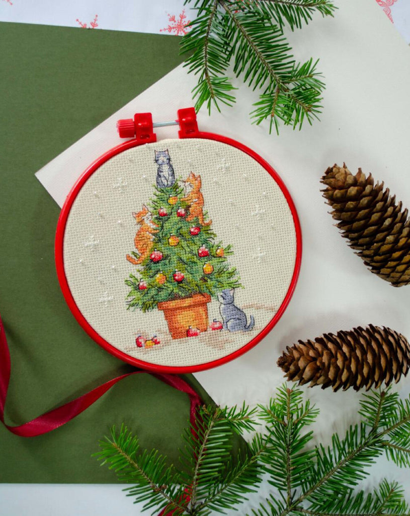 Counted Cross stitch kit "Christmas tree" DIY by Abris Art