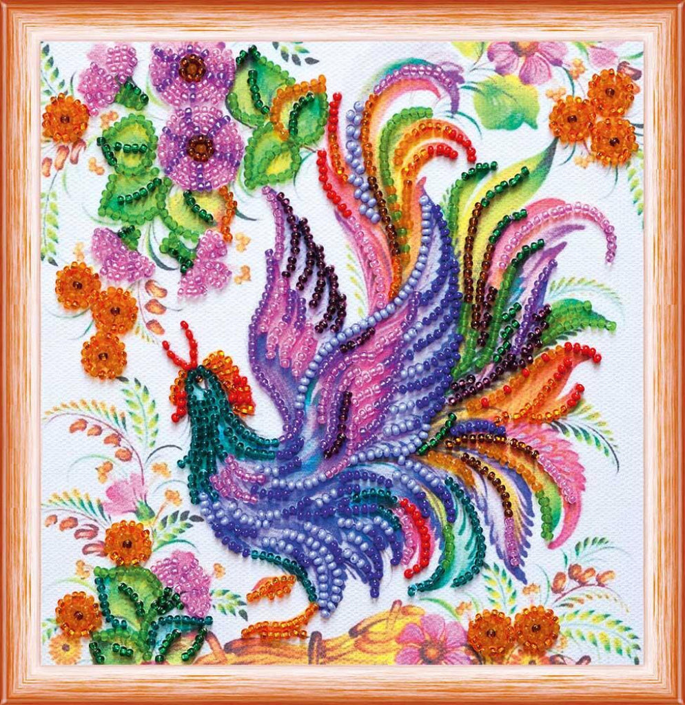 Perlenstickerei Kit Hahn Huhn Hahn DIY