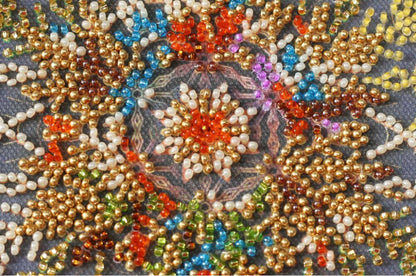 Bead Embroidery Kit Snowflake DIY Abris Art