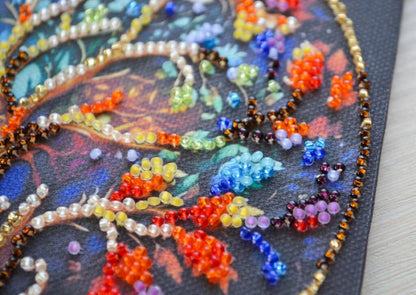 Bead Embroidery Kit Tree of Life DIY Abris Art