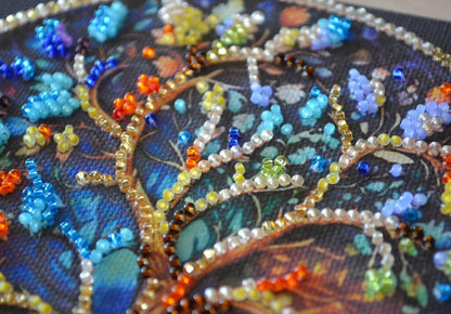 Bead Embroidery Kit Tree of Life DIY Abris Art