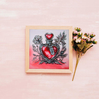 Bead Embroidery Kit Love potion DIY Abris Art