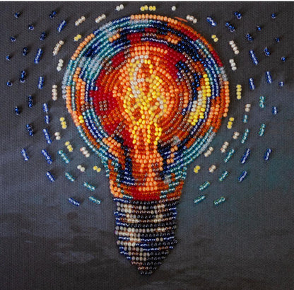 Bead Embroidery Kit Gift of light DIY Abris Art