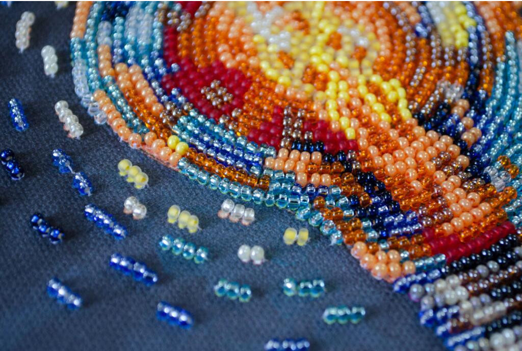 Bead Embroidery Kit Gift of light DIY Abris Art