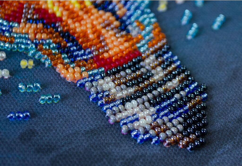 Bead Embroidery Kit Gift of light DIY Abris Art