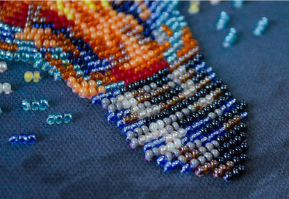 Bead Embroidery Kit Gift of light DIY Abris Art