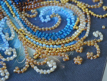 Bead Embroidery Kit Infinity DIY Abris Art
