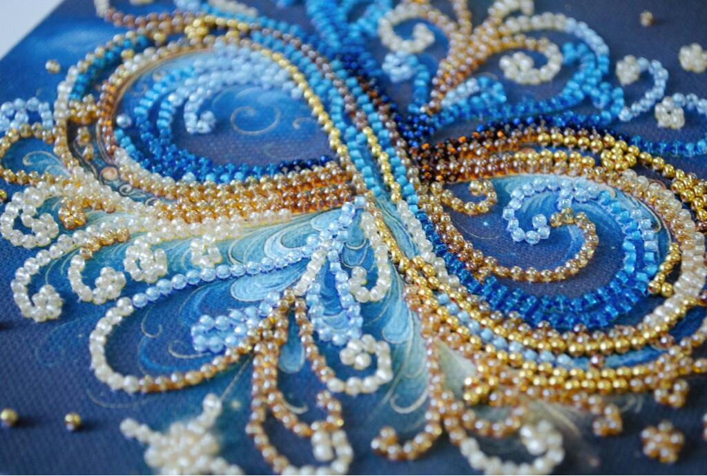 Bead Embroidery Kit Infinity DIY Abris Art