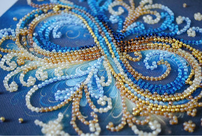 Bead Embroidery Kit Infinity DIY Abris Art