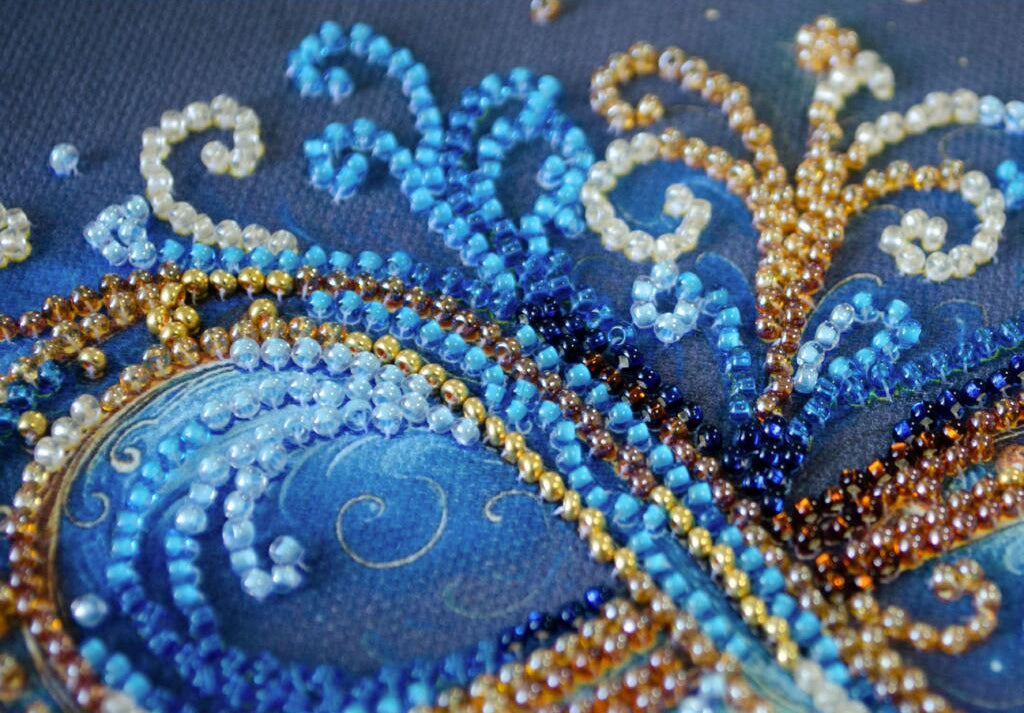 Bead Embroidery Kit Infinity DIY Abris Art