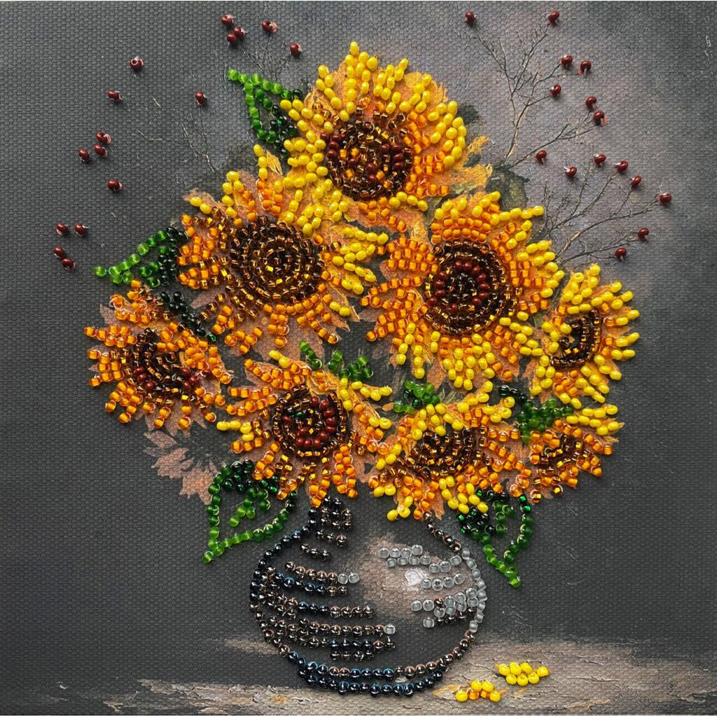 Perlenstickerei-Set Pusteblumen DIY Abris Art