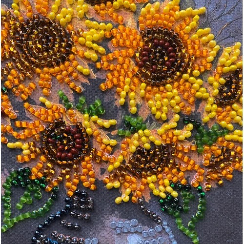 Perlenstickerei-Set Pusteblumen DIY Abris Art