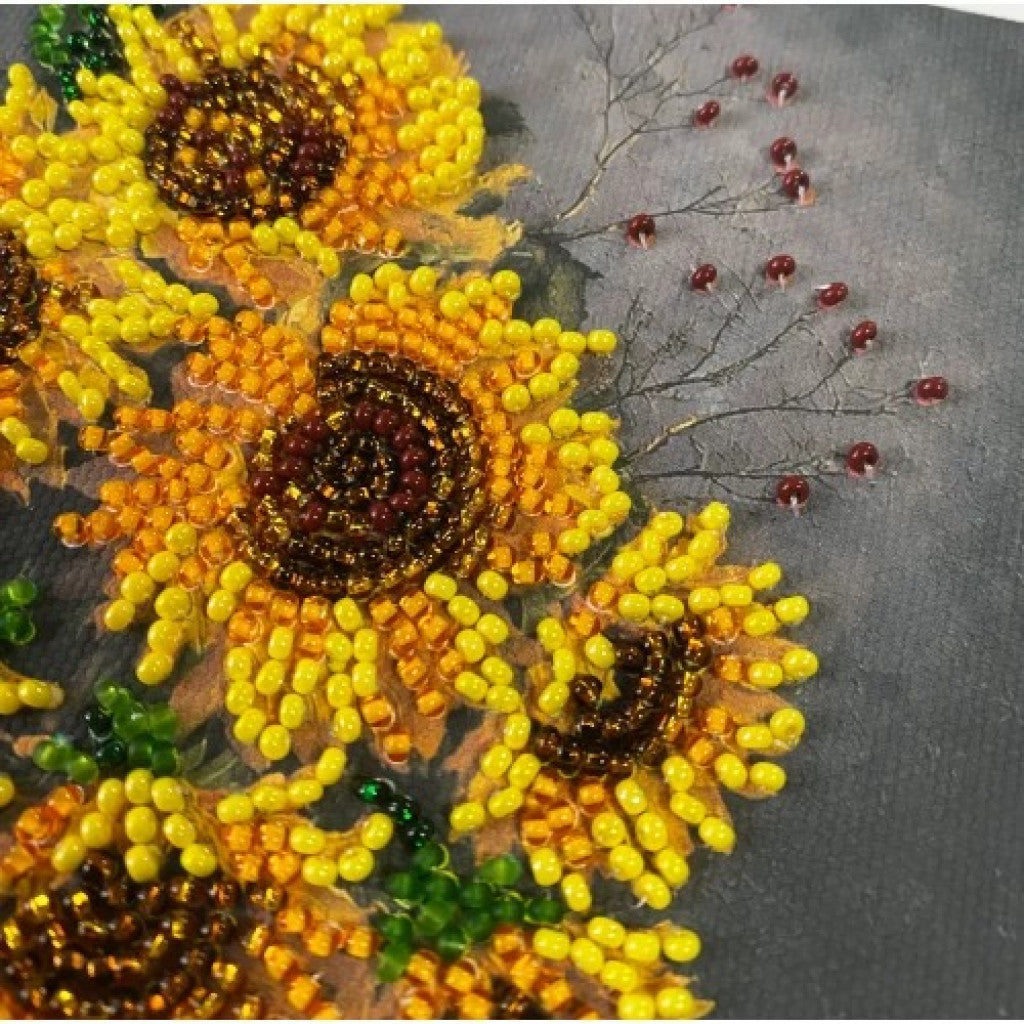 Perlenstickerei-Set Pusteblumen DIY Abris Art