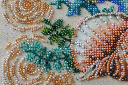 Bead Embroidery Kit Marine inhabitants DIY Abris Art