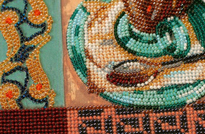 Bead Embroidery Kit Mocha DIY Abris Art