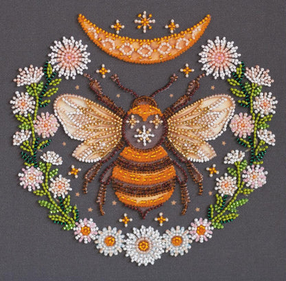 Bead Embroidery Kit Honey dream DIY Abris Art