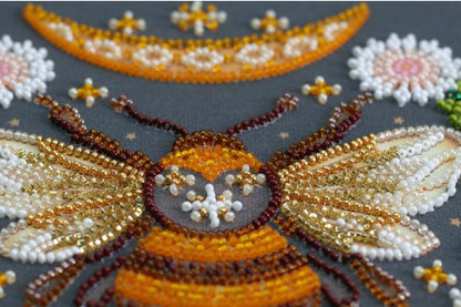 Bead Embroidery Kit Honey dream DIY Abris Art