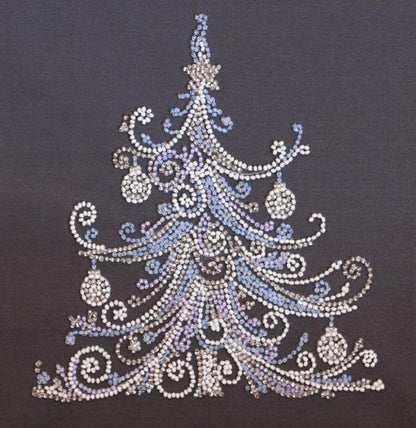 Bead Embroidery Kit Christmas tree DIY Abris Art