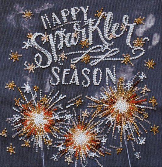 Kit de broderie de perles Feux de Bengale DIY