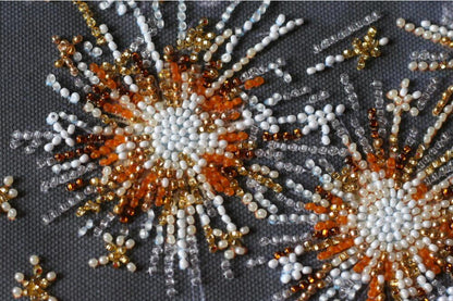 Bead Embroidery Kit Bengal lights DIY Abris Art
