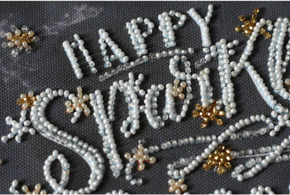 Bead Embroidery Kit Bengal lights DIY Abris Art