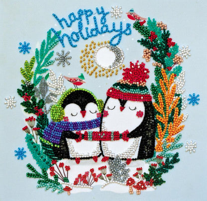 Bead Embroidery Kit Christmas DIY Abris Art