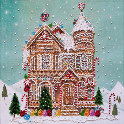 Bead Embroidery Kit Christmas DIY Abris Art