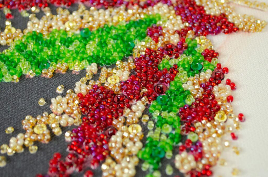 Perlenstickerei-Set Herzkönigin DIY Abris Art