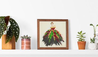 Bead Embroidery Kit Colorful Dance DIY Abris Art