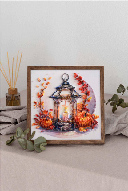 Bead Embroidery Kit Autumn Fall DIY Abris Art