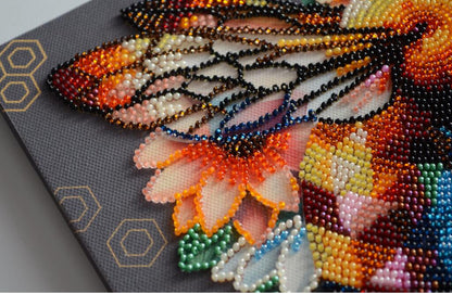 Bead Embroidery Kit Bee DIY Abris Art
