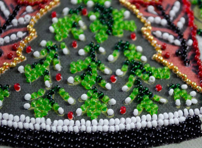 Bead Embroidery Kit Christmas Angel DIY Abris Art