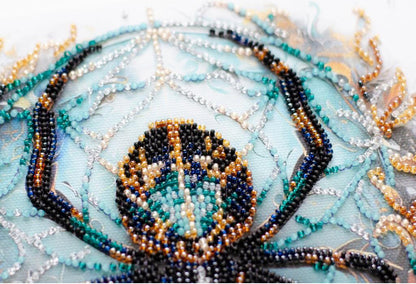 Bead Embroidery Kit Crystal spider DIY Abris Art