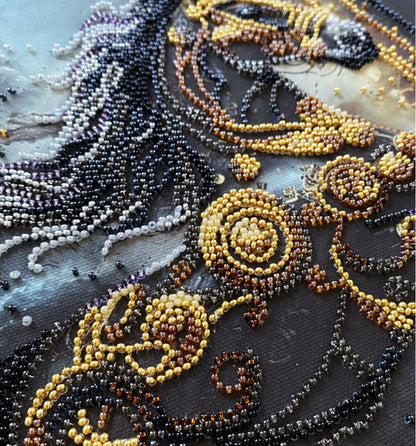 Bead Embroidery Kit Horse DIY Abris Art