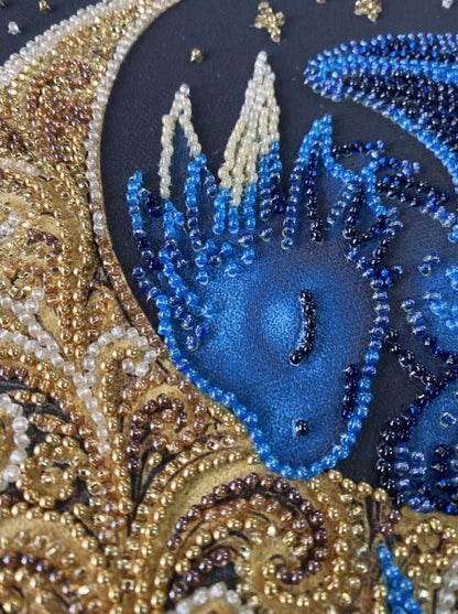 Bead Embroidery Kit Dragon DIY Abris Art