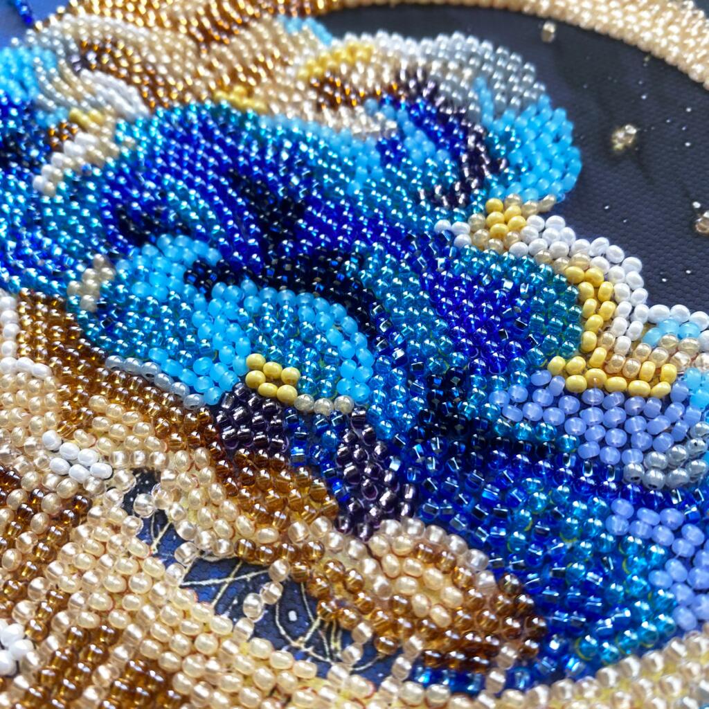 Perlenstickerei-Set Schlüssel zum Glück DIY Abris Art