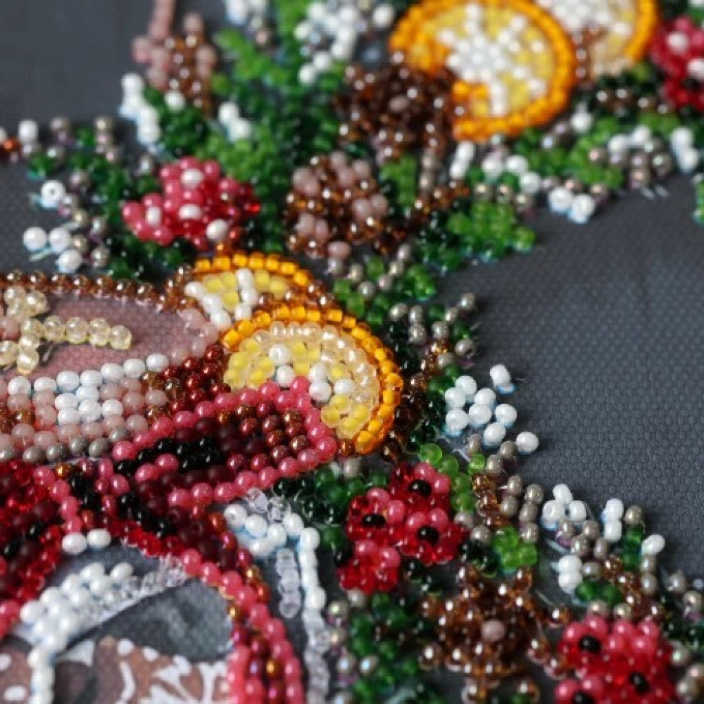 Bead Embroidery Kit Christmas DIY Abris Art
