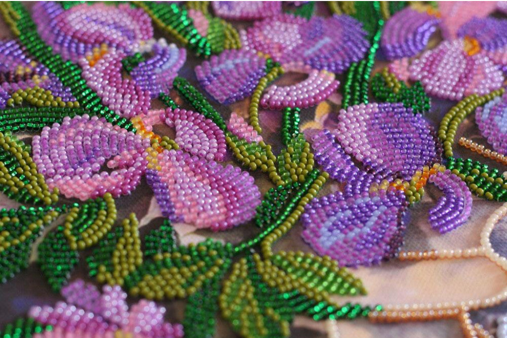 Kit de broderie de perles Fleurs DIY