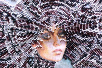 Bead Embroidery Kit Selena DIY Abris Art
