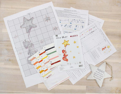 Counted Cross stitch kit Fox DIY Luca-S