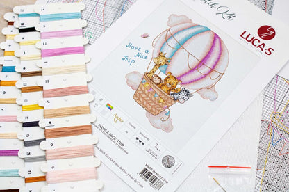 Counted Cross stitch kit Have a nice trip DIY Luca-S