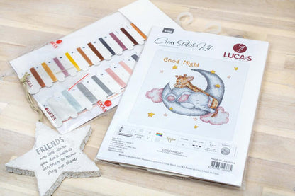 Counted Cross stitch kit Good night DIY Luca-S